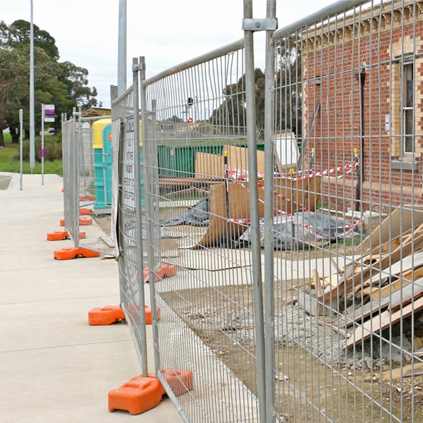 what's the procedure for booking the removal of the temporary fence after my job or even is completed